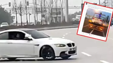 Twitter'dan Şikayet Etti, Emniyet Drift Yapan Sürücüye 5 Bin 10 TL Ceza Kesti