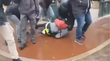 Fransız Polisinden, Sarı Yelekli Eylemciye Sert Müdahale