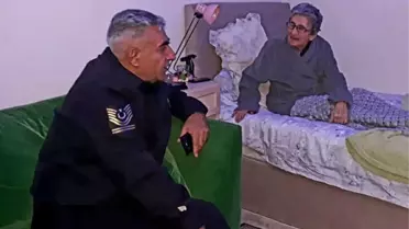 Jandarma Komutanından Zehra Anneye Ziyaret