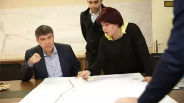 Türel, Raylı Sistem Çalışmalarını İnceledi