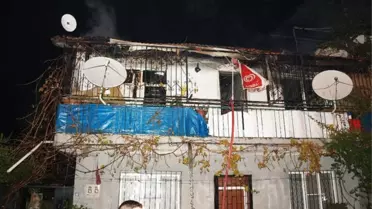 Aydın'daki Yangında Bir Ev Kullanılmaz Hale Geldi