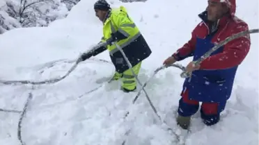 Tunceli'de 230 Köy Yolu Kardan Kapandı, 6 İlçede Elektrik Yok