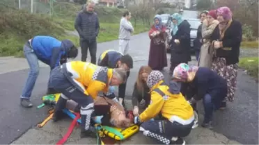 Çöp Kamyonunun Çarptığı Öne Sürülen Yaşlı Kadın Ağır Yaralı
