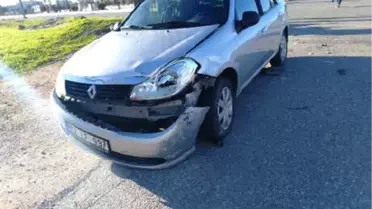 Öğrenci Servisi ile Otomobil Çarpıştı: 1 Yaralı