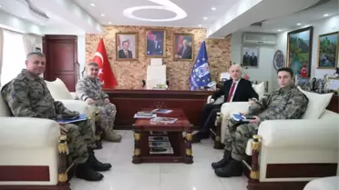 Tuğgeneral Gündüz'den Başkan Saraçoğlu'na Ziyaret