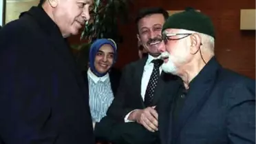Cumhurbaşkanı Erdoğan'ı Gördü Ama Duygulanıp Ağlayınca Konuşamadı