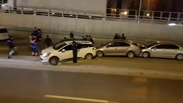 10 Aracın Karıştığı Kazada 7 Kişi Yaralandı