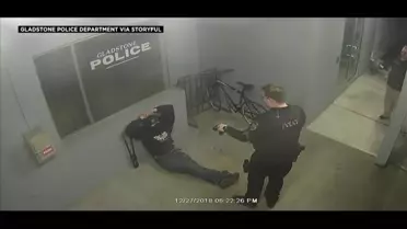 Video | Karakolun Önündeki Bisikleti Çalmaya Kalktı 1 Dakika İçinde Yakalandı