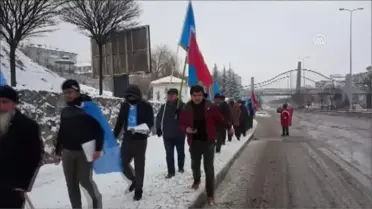 Doğu Türkistan İçin Yürüyen Grup Kızılcahamam'da