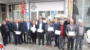 Efeler Ziraat Odası Delegeleri Mazbatalarını Aldı