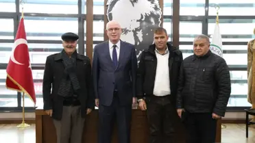 Alanyurtlular'dan Kazım Kurt'a Ziyaret