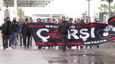 Beşiktaş Kafilesi, Antalya'ya Geldi (2)