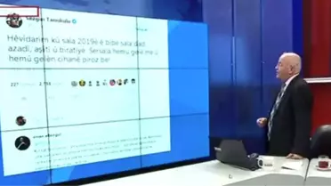 Ulusal Kanal'ın Sunucusu, CHP'li Sezgin Tanrıkulu'nun Yeni Yıl İçin Paylaştığı Kürtçe Mesajı Aşağıladı