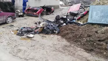 Çalıntı Araçları Parçalarken Yakalandı