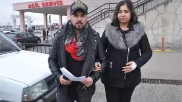 Hamile ve Engelli Sivil Gazi ile Kocası, Trafikte Darbedildi