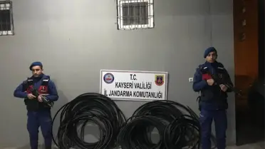 Kablo Hırsızları Yakalandı