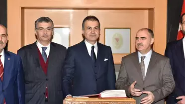 AK Parti Sözcüsü Çelik, Kahramanmaraş'ta Valilik ve Belediyeyi Ziyaret Etti