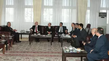Halkbank Genel Müdürü Osman Arslan'dan Rektör Çomaklı'ya Ziyaret