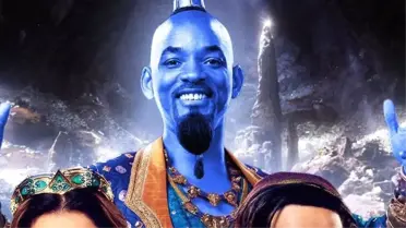 Will Smith'in Aladdin Filminde Oynayacağı Mavi Cin'den İlk Görüntü Geldi