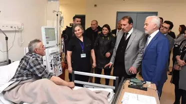 AK Parti Mkyk Üyesi Karacan'dan Şehir Hastanesine Ziyaret