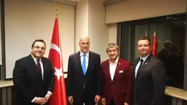 Kanada Büyükelçisinden Agc Başkanı Yeni'ye Tanıtım Teşekkürü