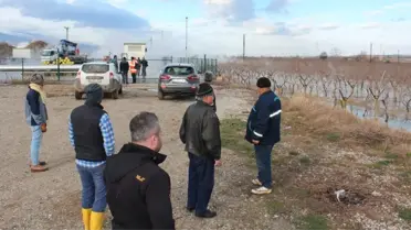 Manisa'da Sıcak Su Patlaması