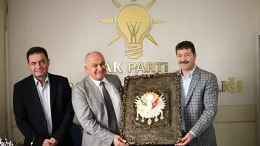 Tollu'dan AK Parti Erdemli İlçe Başkanı Topçu'ya Ziyaret