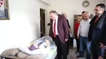 Başkan Yılmaz'dan Hasta Ziyaretleri
