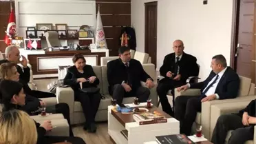 İyi Partili Parlak'tan Mtb'ye Ziyaret