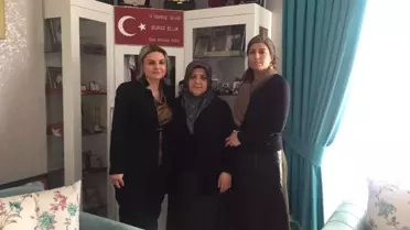 Vali Memiş'in Eşi Sibel İnci Memiş, Şehit Ailelerini Yalnız Bırakmıyor