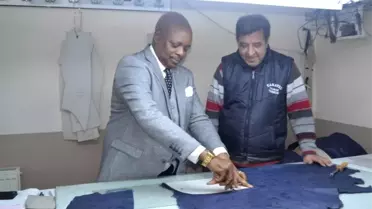Ruanda Büyükelçisi Deri Sektörü İçin Salihli'de