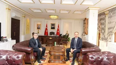 Gümülcine Başkonsolosu Ömeroğlu'ndan Vali Canalp'e Ziyaret