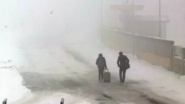 Ağrı'da Ulaşıma Sis Engeli