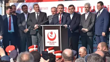 BBP Genel Başkanı Mustafa Destici, Manisa'da
