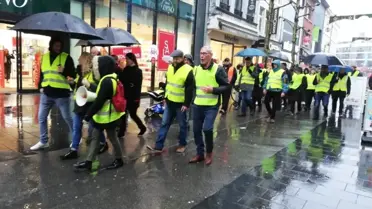 Belçika'da 38 Sarı Yelekliye Gözaltı