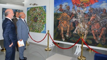 Kırgız Ressamların Eserleri Kıbrıs Modern Sanat Müzesi'nde Sergileniyor