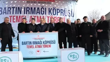 Bartın Irmağı Köprüsü Temel Atma Töreni Gerçekleştirildi