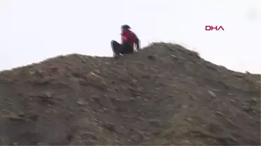 Çankırı'da Dağda Mahsur Kalan Köpek Bulunamadı