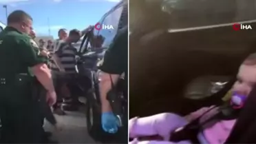 Araçta Kilitli Kalan Bebeği Mahkumlar Kurtardı