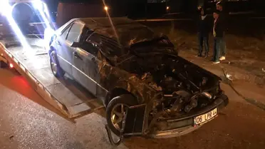 Sivas'ta Otomobil Devrildi: 1 Ölü, 2 Yaralı