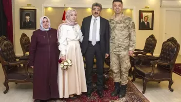 Vali Bilmez, Yılmaz Çiftinin Mutluluğuna Ortak Oldu