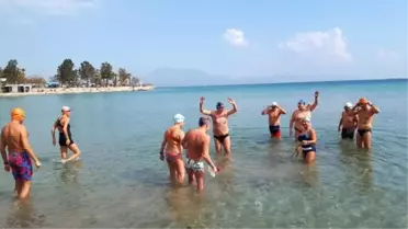 Datça'da Türk ve Yunan Yüzücülerden Dostluk Antrenmanı