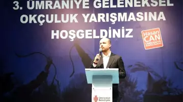 Dünya Etnospor Federasyonu Başkanı Bilal Erdoğan, Okçuluk Yarışmasına Katıldı