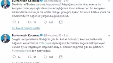 Kocamaz'ın DP'den Adaylığına İtiraz Edildi