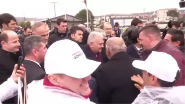 Binali Yıldırım, Ömerli'deki Alphin Hindi Fabrikasını Ziyaret Etti (2)