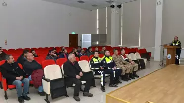 Tunceli'de Sürücülere Trafik Eğitimi Verildi