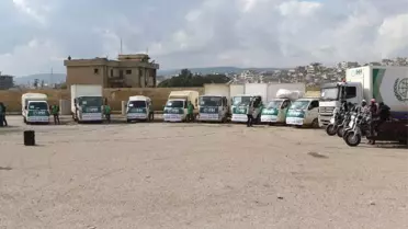 Afrin'e Zeytin Dalı Yardım Konvoyu