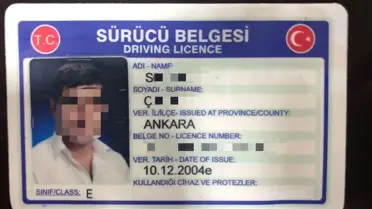 Aranan Fetö Şüphelisi Sahte Ehliyetle Yakalandı