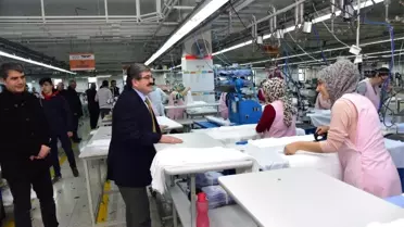 Başkan Can Kentteki Fabrikaları Ziyaret Etti