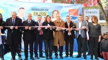 Başkan Çerçioğlu, Buharkent Seçim Ofisi Açılışına Katıldı